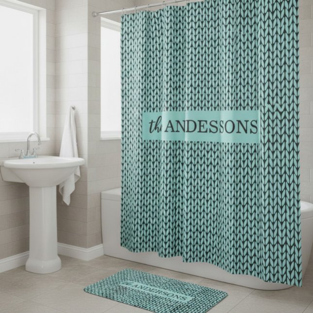 Personalized Knit Pattern  Badematte (Von Creator hochgeladen)