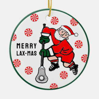 Personalized Lacrosse Collectible Keramik Ornament