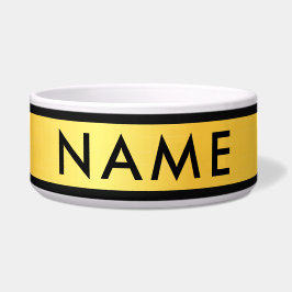 Personalized Large Pet Bowl with Custom Name Napf