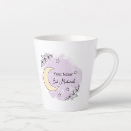 Personalized Lavender Eid Mubarak Coffee Mug Milchtasse