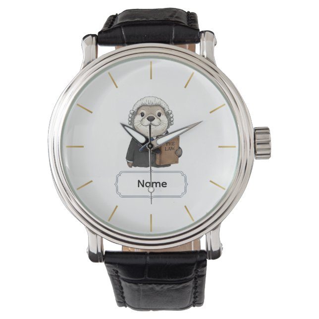 Personalized Lawyer Watch Armbanduhr (Vorderseite)