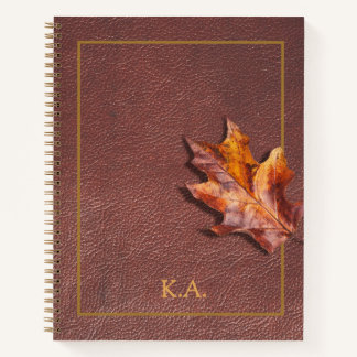 Personalized Leather Look Journal Gift for Writers Notizbuch