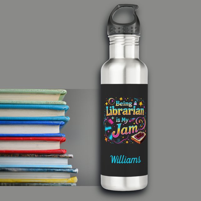 Personalized Librarian Gift Edelstahlflasche (Von Creator hochgeladen)