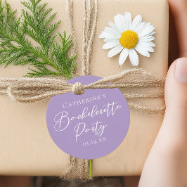 Personalized Lilac Purple Bachelorette Party Geschenkanhänger