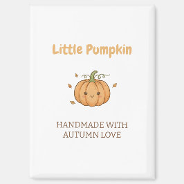 Personalized Little Pumpkin Baby Blanket Magnet