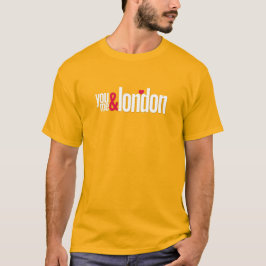 Personalized London Love Story Anniversary Tee