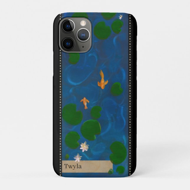 Personalized Lotus Pond Case-Mate iPhone Hülle (Rückseite)