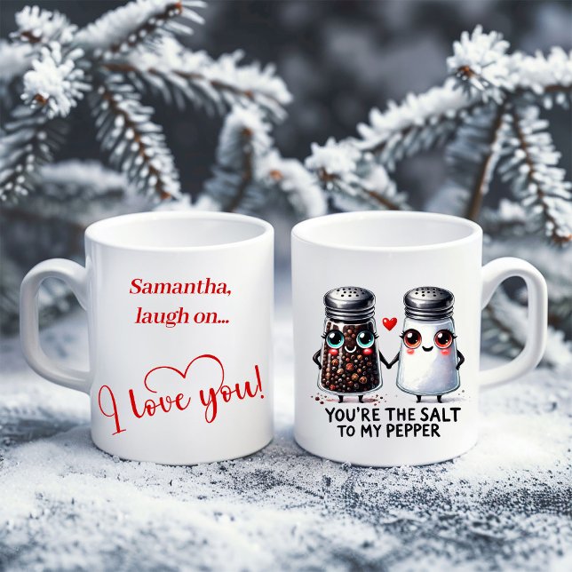Personalized Love Gift Mug Cartoon Food Humor Kaffeetasse (Personalized Love Gift Mug Cartoon Food Humor)