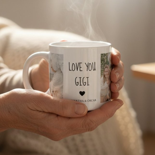 Personalized Love You Gigi Photo Espressotasse (Von Creator hochgeladen)