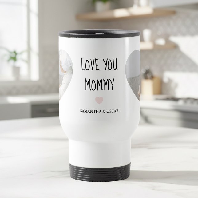 Personalized “Love You Mommy” Photo | Custom Gift Reisebecher (Von Creator hochgeladen)