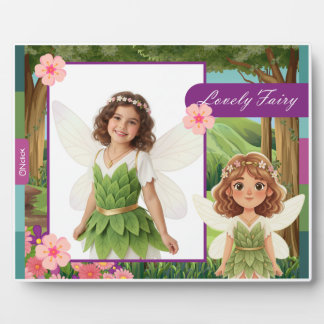 Personalized Lovely Fairy Tabletop Photo Fotoplatte