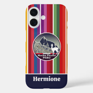 Personalized Machu Pichu Peru for Adventure Lovers iPhone 16 Hülle