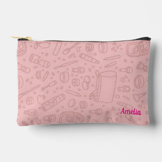 Personalized Makeup Bag | Custom Name Cosmetic Pou Zubehörtasche