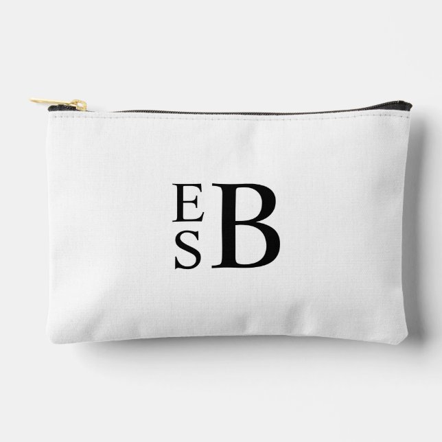 Personalized Makeup Bag With Name, Cosmetic Bag  T Zubehörtasche (Vorderseite)