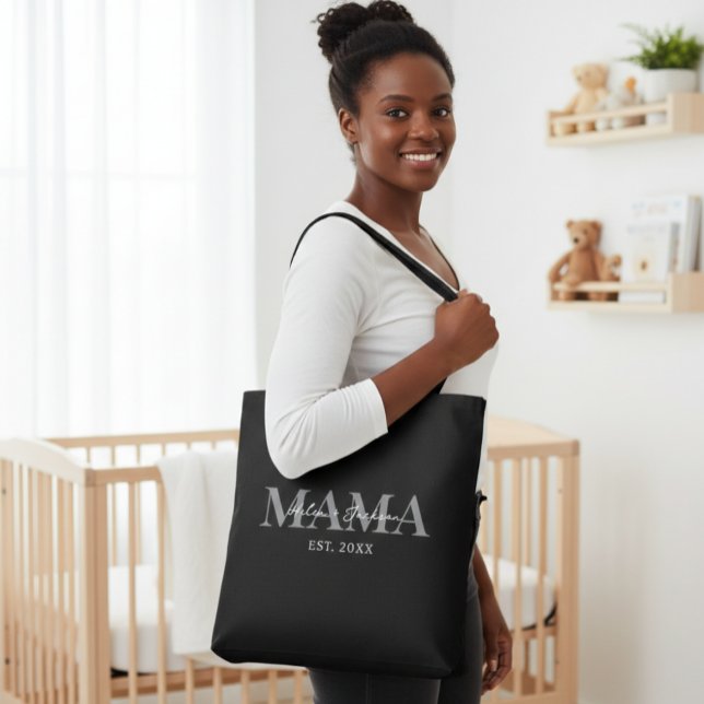 Personalized Mama Tote Bag with Name and Year (Von Creator hochgeladen)