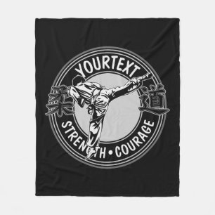 Personalized Martial Arts JUDO Japan Kampf Sport Fleecedecke