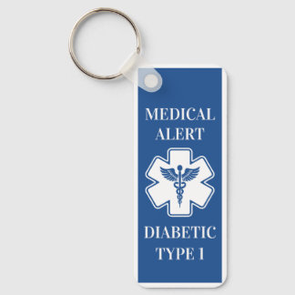 Personalized Medical Alert Diabeties ICE Emergency Schlüsselanhänger