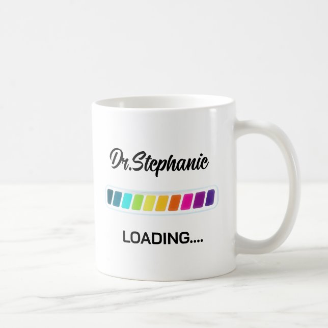 Personalized Medical Student | Cute Female Doctor Kaffeetasse (Rechts)