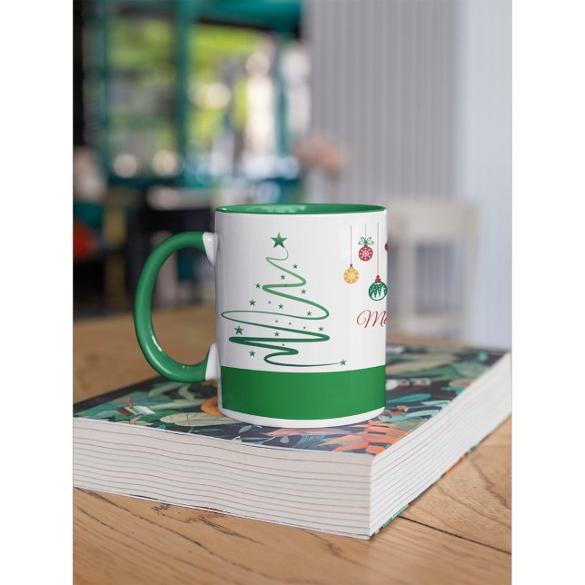 Personalized Merry Christmas Mug Tasse (Von Creator hochgeladen)