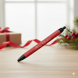 Personalized Merry Christmas Text Mark Pen for Hol Kugelschreiber