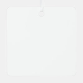 Personalized Metal Square Ornament – Square Shape Aus Metall