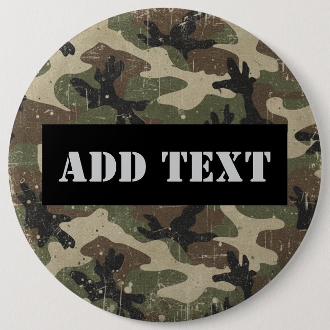 Personalized Military  Button (Vorderseite)