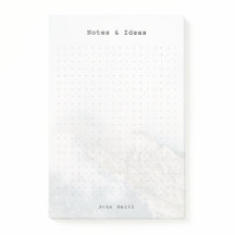 Personalized Minimalist Mountain Dot Grid