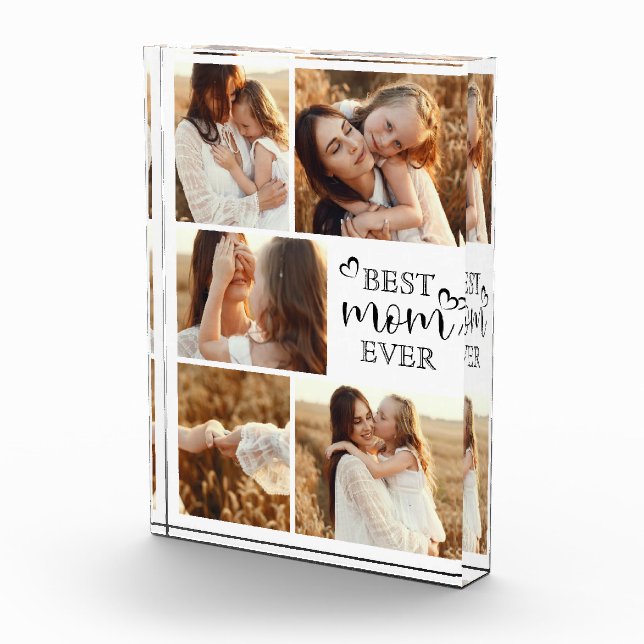 Personalized Modern Elegant Keepsake Photo Gift  Fotoblock (Rechts)