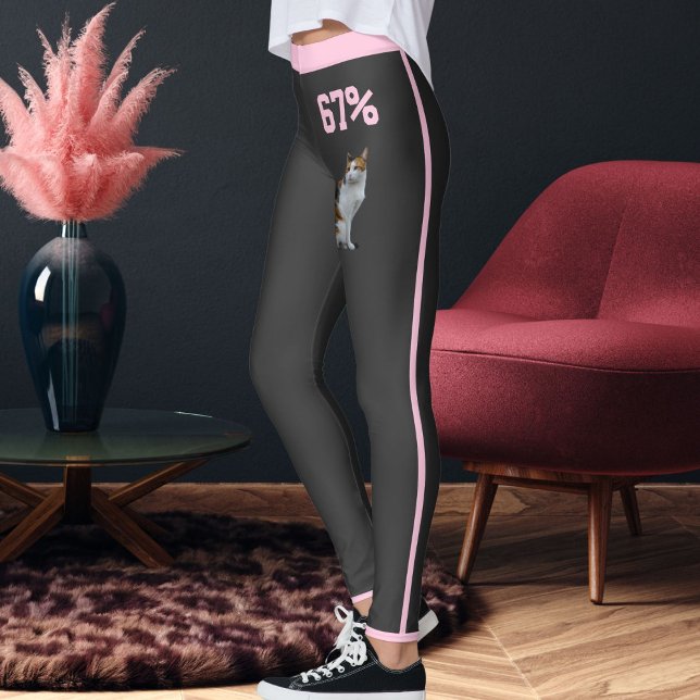 Personalized Modern Trending Pet Lover Cat Mom 67 Leggings (Von Creator hochgeladen)