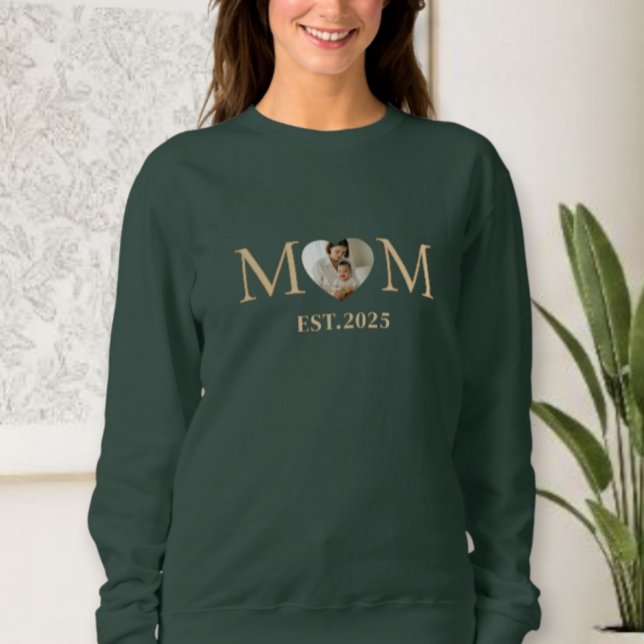 Personalized mom and dad photo sweatshirt, custom  sweatshirt (Von Creator hochgeladen)