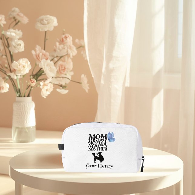 Personalized Mom Typography Toiletry Bag Waschbeutel (Von Creator hochgeladen)