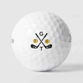 Personalized Monogram Golf Clubs Golf Balls Golfball