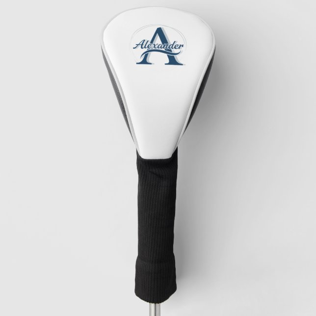 Personalized Monogram Golf Head Cover Headcover (Vorderseite)