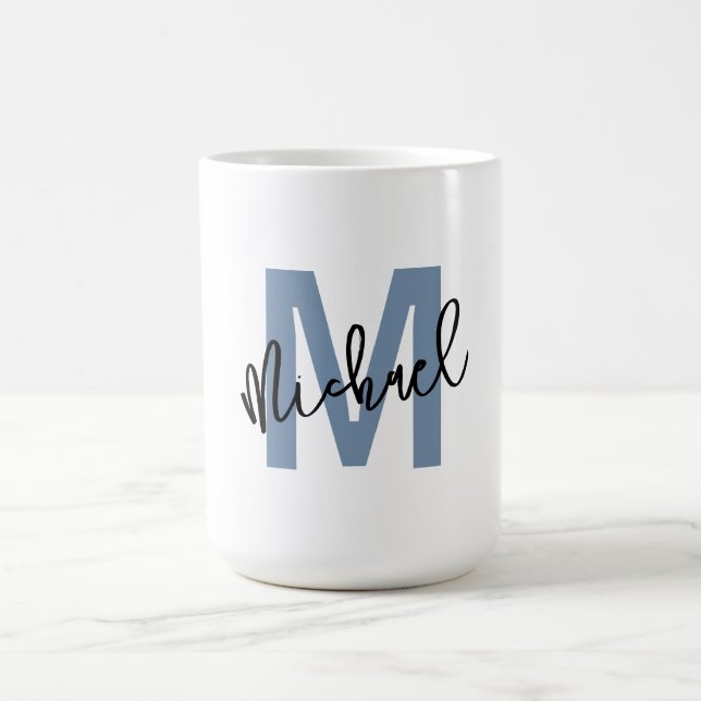 Personalized Monogram "M" with Name Michael –  Kaffeetasse (Mittel)
