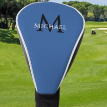 Personalized Monogram Name Initial Blue