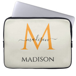 Personalized Monogram & Name Laptopschutzhülle