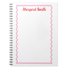 Personalized Monogram Notepads with Scallop Border Notizblock