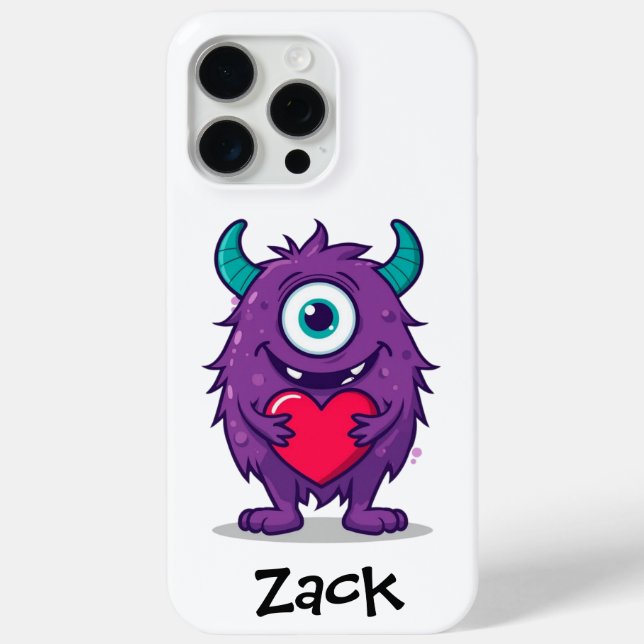 Personalized Monster Valentine Phone Case (Rückseite)
