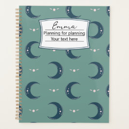 Personalized Moon Pattern Planner 8.5x11 Planer