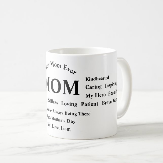 Personalized Mother’s Day Mug Kaffeetasse (VorderseiteRechts)