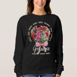 Personalized Mother's Day Nana Mimi Gigi GRANDMA Sweatshirt