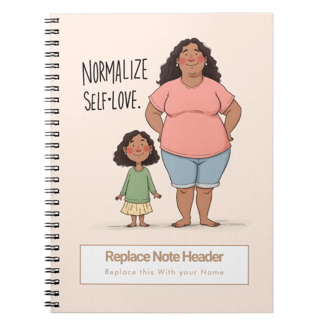 Personalized Motivational Notebook Notizblock (Vorderseite)