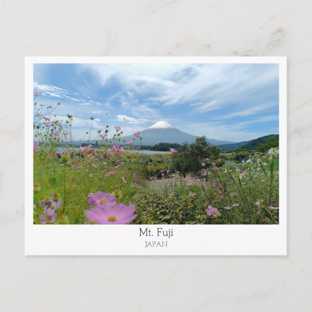 Personalized, Mount Fuji, Japan Postkarte (Vorderseite)