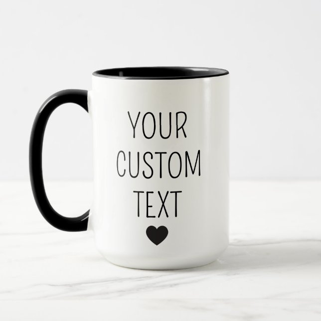 Personalized Mug, Custom Mug, customizable coffee Tasse (Links)
