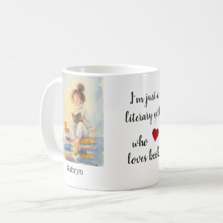 Personalized Mug "Literary Girl" Kaffeetasse