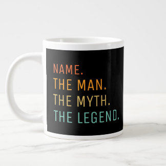 Personalized Mug, The Man The Myth The Legend, Gia Jumbo-Tasse