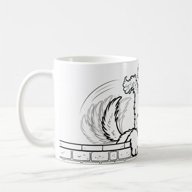 Personalized mug with a dog design kaffeetasse (Links)