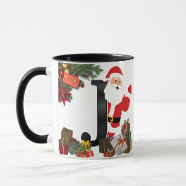 Personalized Mug with Letter Tasse