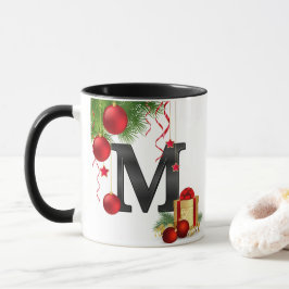 Personalized Mug with Letter Tasse