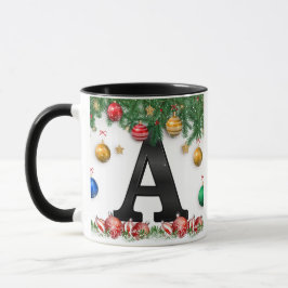Personalized Mug with Letter Tasse